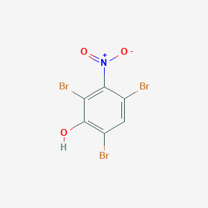 molecular formula C6H2Br3NO3 B1596354 2,4,6-Tribromo-3-nitrophenol CAS No. 69076-62-6