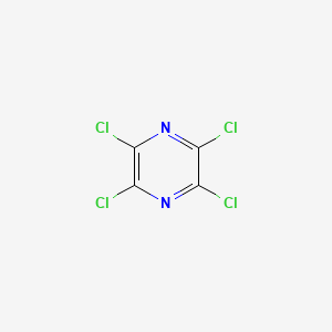 molecular formula C4Cl4N2 B1596362 Pyrazine, tetrachloro- CAS No. 13484-50-9