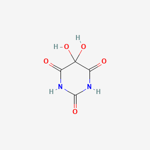 2,4,6(1H,3H,5H)-Pyrimidinetrione, 5,5-dihydroxy-
