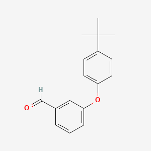 molecular formula C17H18O2 B1596370 3-(4-tert-Butylphenoxy)benzaldehyde CAS No. 69770-23-6