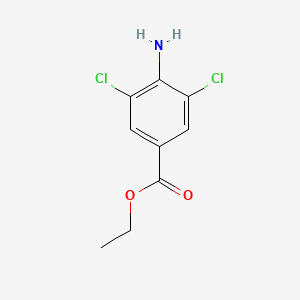 molecular formula C9H9Cl2NO2 B1596375 Ethyl 4-amino-3,5-dichlorobenzoate CAS No. 74878-31-2