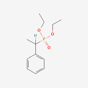 molecular formula C12H19O3P B1596377 Diethyl 1-phenylethylphosphonate CAS No. 33973-48-7