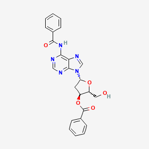 molecular formula C24H21N5O5 B1596388 N6,3'-O-Dibenzoyl-2'-deoxyadenosine CAS No. 51549-54-3