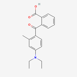 2-[4-(Diethylamino)-2-methylbenzoyl]benzoic acid