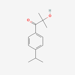 molecular formula C13H18O2 B1596404 1-Propanone, 2-hydroxy-2-methyl-1-[4-(1-methylethyl)phenyl]- CAS No. 69673-85-4