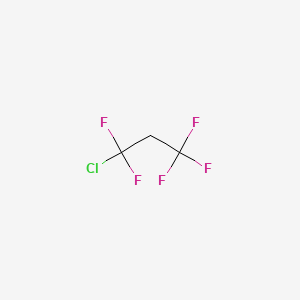 molecular formula C3H2ClF5 B1596418 1-Chloro-1,1,3,3,3-pentafluoropropane CAS No. 460-92-4