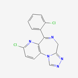 molecular formula C15H9Cl2N5 B1596421 Zapizolam CAS No. 64098-32-4
