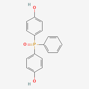 molecular formula C18H15O3P B1596426 Bis(4-hydroxyphenyl)phenylphosphine oxide CAS No. 795-43-7