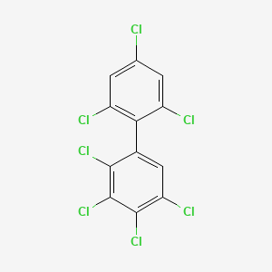 molecular formula C12H3Cl7 B1596429 2,2',3,4,4',5,6'-Heptachlorobiphenyl CAS No. 60145-23-5
