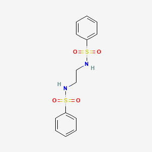 molecular formula C14H16N2O4S2 B1596430 N,N'-Ethylenebisbenzenesulfonamide CAS No. 4392-52-3