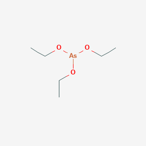 molecular formula C6H15AsO3 B1596435 Triethoxyarsine CAS No. 3141-12-6