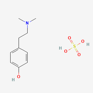 molecular formula C10H15NO B1596436 Hordenine sulfate CAS No. 3595-05-9