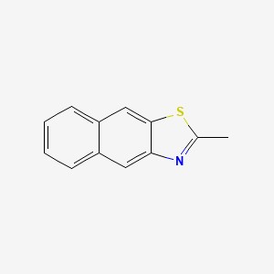 molecular formula C12H9NS B1596455 Naphtho[2,3-d]thiazole, 2-methyl- CAS No. 6957-25-1