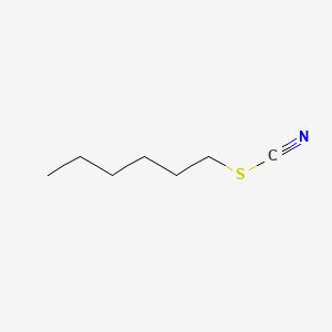 molecular formula C7H13NS B1596457 Thiocyanic acid, hexyl ester CAS No. 6803-40-3