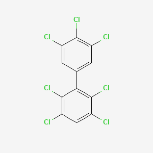 molecular formula C12H3Cl7 B1596461 2,3,3',4',5,5',6-Heptachlorobiphenyl CAS No. 69782-91-8