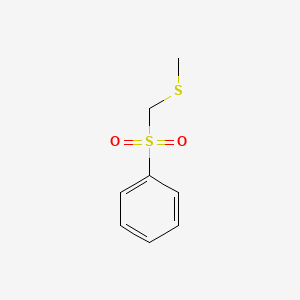 molecular formula C8H10O2S2 B1596466 Methylthiomethyl phenyl sulfone CAS No. 59431-14-0