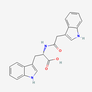 molecular formula C21H19N3O3 B1596467 (S)-N-(1H-Indole-3-acetyl)tryptophan CAS No. 57105-53-0