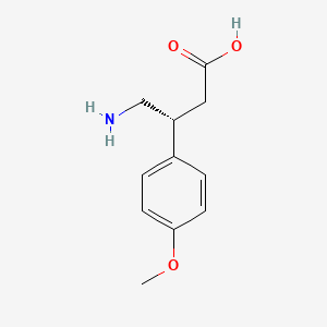 molecular formula C11H15NO3 B1596471 (R)-4-Amino-3-(4-methoxyphenyl)butanoic acid CAS No. 740774-41-8