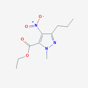 Ethyl 2-methyl-4-nitro-5-propylpyrazole-3-carboxylate