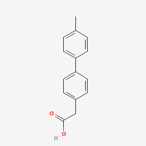 molecular formula C15H14O2 B1596477 2-(4'-Methyl-[1,1'-biphenyl]-4-yl)acetic acid CAS No. 6908-52-7
