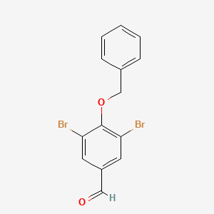 molecular formula C14H10Br2O2 B1596481 4-Benzyloxy-3,5-dibromo-benzaldehyde CAS No. 249515-06-8
