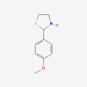 2-(4-Methoxyphenyl)-1,3-thiazolane
