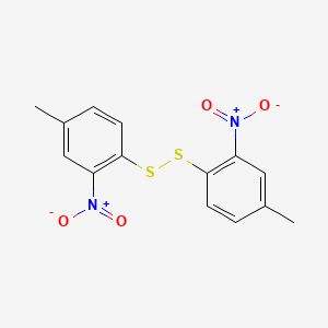 molecular formula C14H12N2O4S2 B1596488 2-Nitro-p-tolyl disulfide CAS No. 35350-31-3