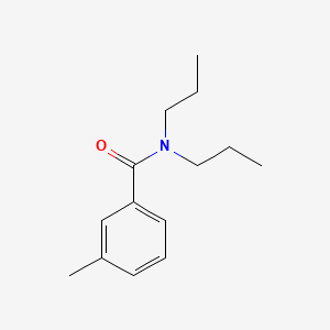 molecular formula C14H21NO B1596492 3-methyl-N,N-dipropylbenzamide CAS No. 5448-35-1