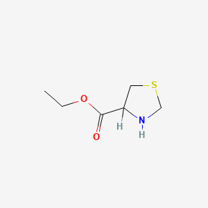 molecular formula C6H11NO2S B1596495 Ethyl thiazolidine-4-carboxylate CAS No. 51977-21-0