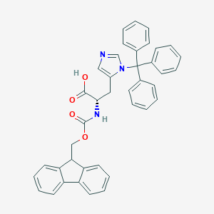 molecular formula C40H33N3O4 B159650 N-FMOC-3-(triphenylmethyl)-L-histidine CAS No. 128545-09-5
