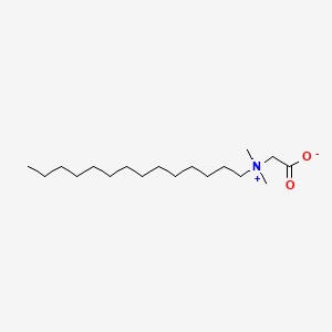molecular formula C18H37NO2 B1596514 1-Tetradecanaminium, N-(carboxymethyl)-N,N-dimethyl-, inner salt CAS No. 2601-33-4