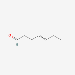 B1596522 4-Heptenal, (4Z)- CAS No. 62238-34-0