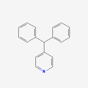 molecular formula C18H15N B1596525 4-(二苯甲基)吡啶 CAS No. 3678-72-6