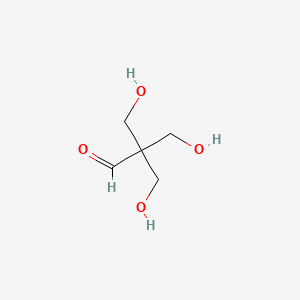 molecular formula C5H10O4 B1596527 Propanal, 3-hydroxy-2,2-bis(hydroxymethyl)- CAS No. 3818-32-4