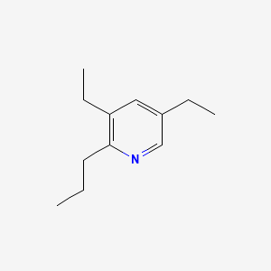 molecular formula C12H19N B1596528 3,5-Diethyl-2-propylpyridine CAS No. 4808-75-7
