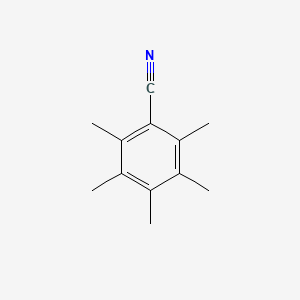 molecular formula C12H15N B1596529 Pentamethylbenzonitrile CAS No. 5144-10-5