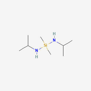 molecular formula C8H22N2Si B1596531 Silanediamine, 1,1-dimethyl-N,N'-bis(1-methylethyl)- CAS No. 6026-42-2