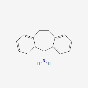 molecular formula C15H15N B1596537 5H-Dibenzo(a,d)cycloheptene-5-amine, 10,11-dihydro- CAS No. 7005-53-0