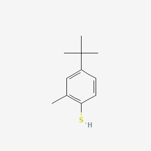 molecular formula C11H16S B1596540 4-tert-Butyl-o-thiocresol CAS No. 15570-10-2