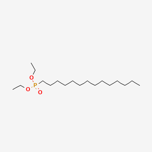 molecular formula C18H39O3P B1596545 Diethyl 1-tetradecanephosphonate CAS No. 5191-09-3