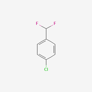 molecular formula C7H5ClF2 B1596546 1-Chloro-4-(difluoromethyl)benzene CAS No. 43141-66-8