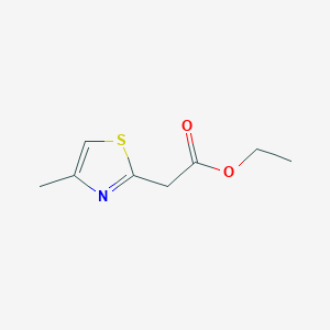 molecular formula C8H11NO2S B1596555 Ethyl 2-(4-methylthiazol-2-yl)acetate CAS No. 51221-43-3