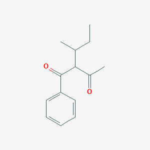 molecular formula C14H18O2 B159656 2-Sec-butyl-1-phenyl-1,3-butanedione CAS No. 10225-40-8