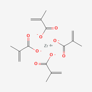 molecular formula C16H20O8Z B1596572 Zirconium methacrylate CAS No. 67893-01-0