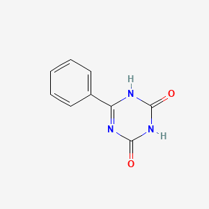 molecular formula C9H7N3O2 B1596580 6-Phenyl-1,3,5-triazine-2,4(1H,3H)-dione CAS No. 7459-63-4
