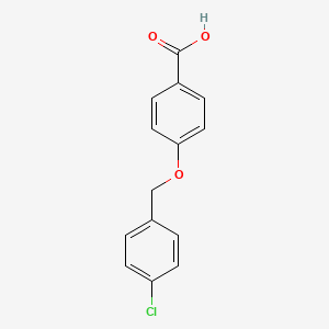 molecular formula C14H11ClO3 B1596582 4-[(4-氯苄基)氧基]苯甲酸 CAS No. 62290-40-8