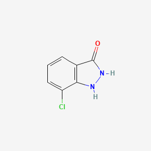 molecular formula C7H5ClN2O B1596586 7-氯-1H-吲唑-3-醇 CAS No. 6290-87-5