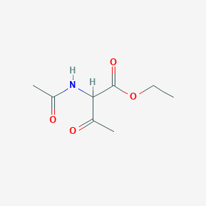 molecular formula C8H13NO4 B1596591 Ethyl 2-acetamido-3-oxobutanoate CAS No. 5431-93-6