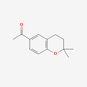 molecular formula C13H16O2 B1596608 2,2-Dimethyl-6-acetylchroman CAS No. 32333-31-6