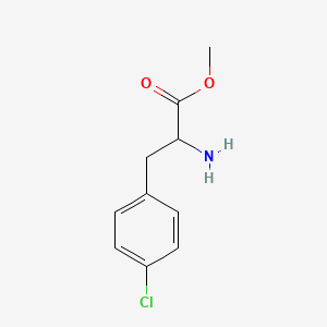 molecular formula C10H12ClNO2 B1596614 2-氨基-3-(4-氯苯基)丙酸甲酯 CAS No. 23434-96-0